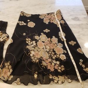 Studio M Set- Silk Camisole/Skirt